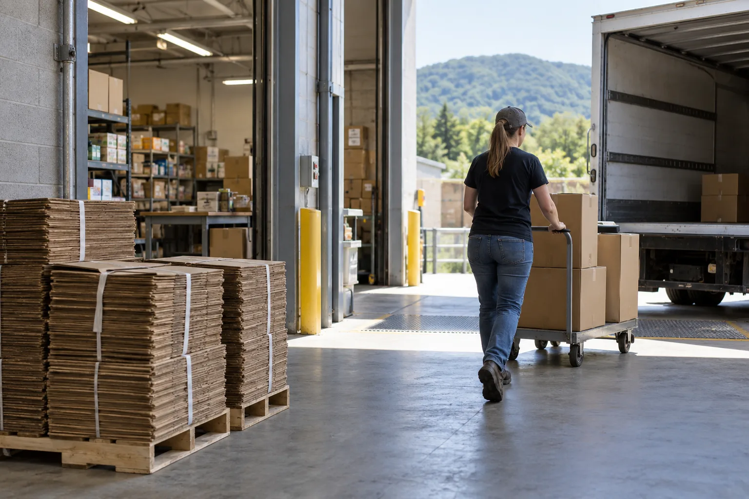 How to Prepare Cardboard for a Commercial Pickup